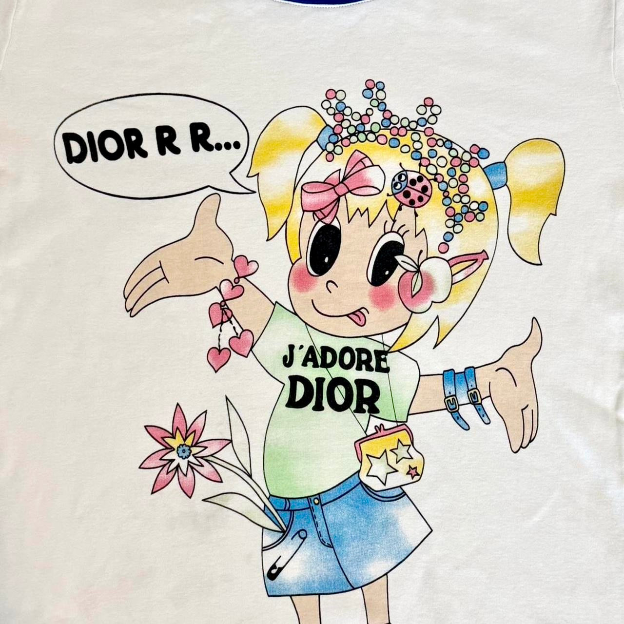 Christian Dior Vintage 2005 J'ADORE Cartoon T-shirt