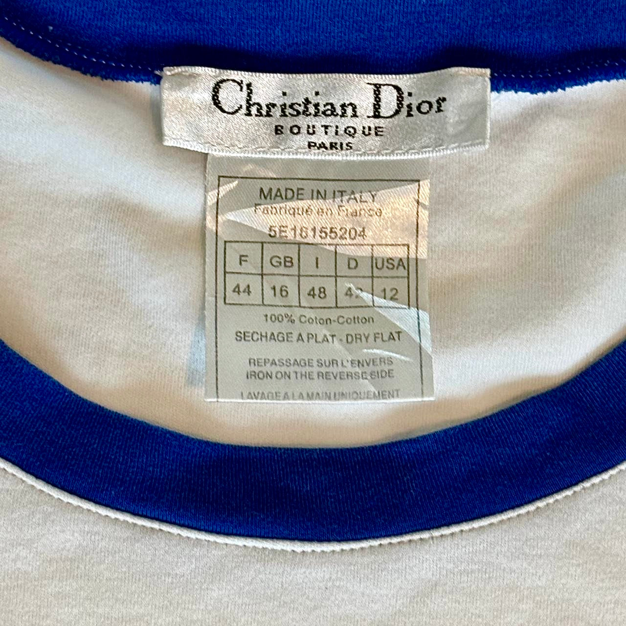 Christian Dior Vintage 2005 J'ADORE Cartoon T-shirt