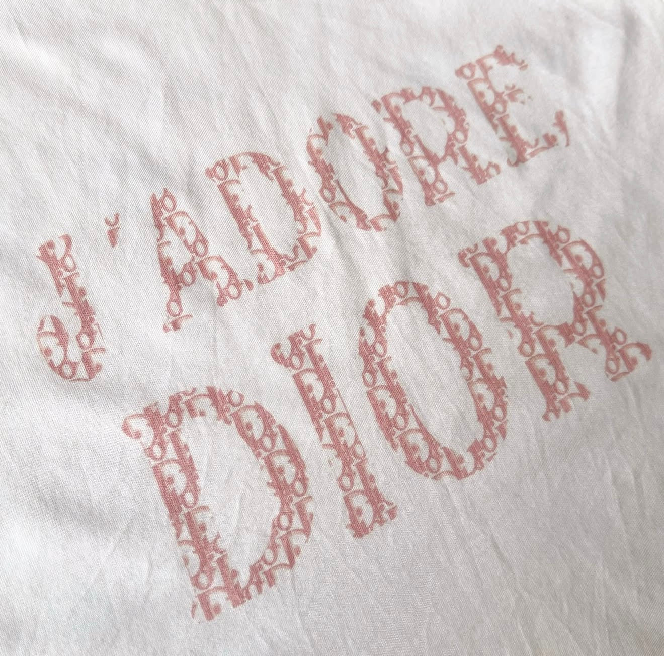 Christian Dior J’adore Dior Pink trotter Logo Monogram Tank