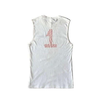 Christian Dior J’adore Dior Pink trotter Logo Monogram Tank