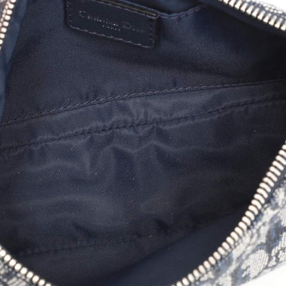 Dior Blue Oblique Canvas and Leather Diorissimo Shoulder Bag