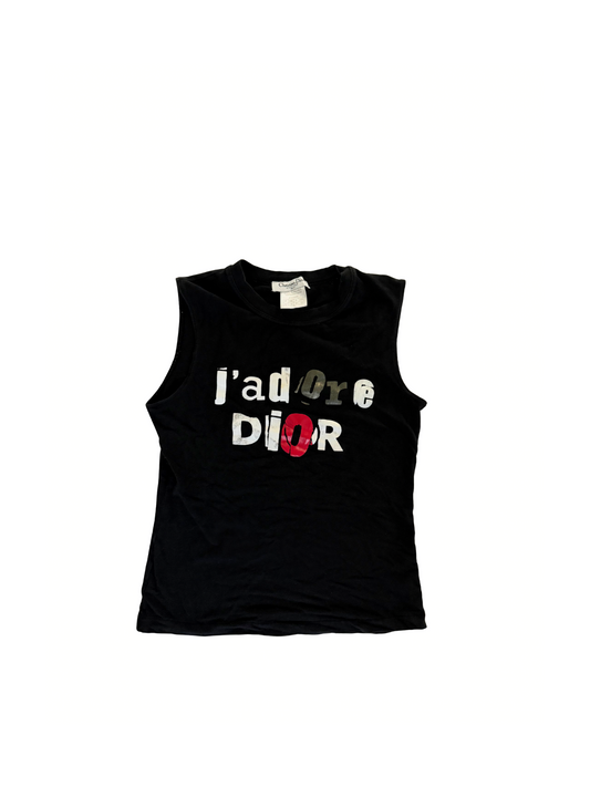 Christian Dior Vintage J’adore Dior Ransom Top